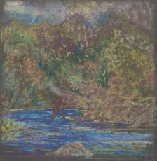 Fisherman, 1940-1944. Creator: Arnold Peter Weisz-Kubincan