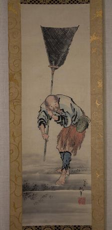 Fisherman, 19th century. Creator: Hokusai