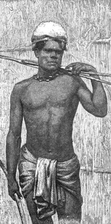 Fisherman of Kanala; Some Account of New Caledonia 1875. Creator: Unknown