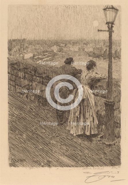 Fisherman at Saint Ives, 1891. Creator: Anders Leonard Zorn.