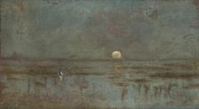 Fisherman by the Moonrise, 1885-1890. Creator: Ladislav Mednyanszky