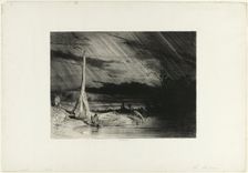 Fisherman, c. 1844. Creator: Charles Emile Jacque