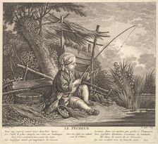 Fisherman, ca. 1753. Creator: Claude Augustin Duflos le Jeune