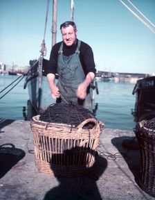 Fisherman, Cornwall, c1955. Creator: Arthur Charles Kirby Ware