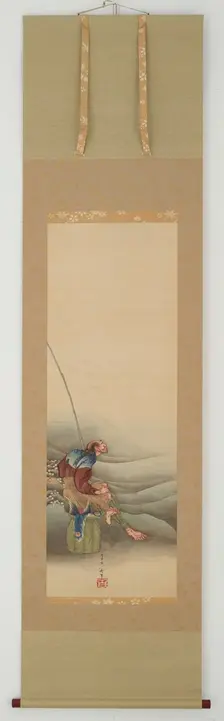 Fisherman, Edo period, 1849. Creator: Hokusai