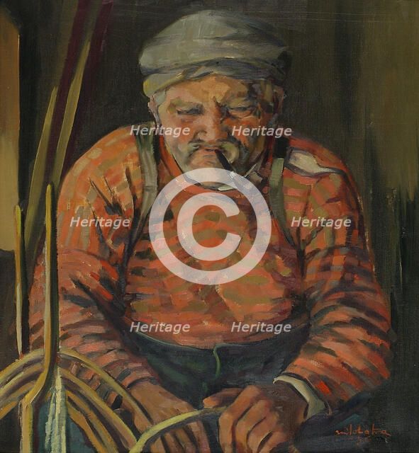 Fisherman from Åland, 1936. Creator: Niilo Latva.