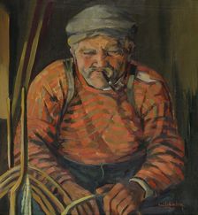 Fisherman from Åland, 1936. Creator: Niilo Latva