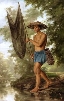 Fisherman from Satag, 1875. Creator: Félix Resurrección Hidalgo