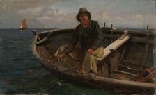 Fisherman from Rügen, 1882. Creator: Hans Gude
