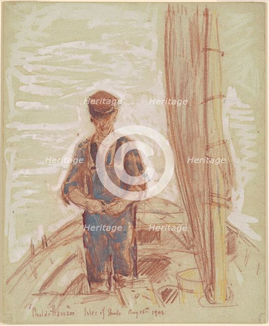 Fisherman, Isle of Shoals, 1903. Creator: Frederick Childe Hassam.