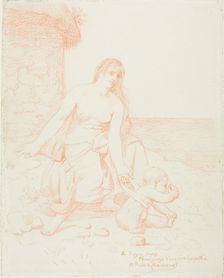Fisherman's Family, c. 1883. Creator: Pierre Puvis de Chavannes