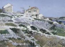 Fisherman's houses on Lussin, 1913. Creator: Friedrich Beck
