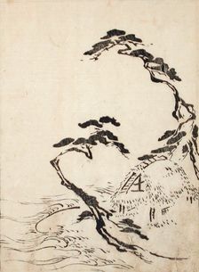Fisherman's Hut by the Shore, 1762. Creator: Unknown