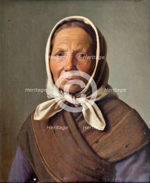 Fisherman's wife from Hornbæk, 1883. Creator: Frederik Vermehren.