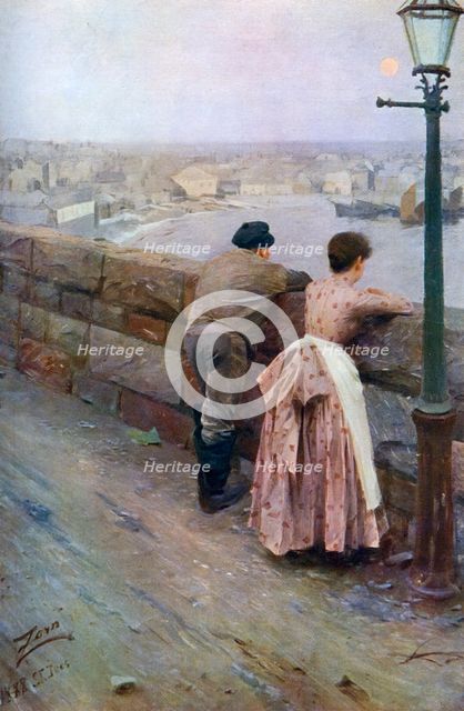 'Fisherman, St Ives', 1888, (1912).Artist: Anders Zorn