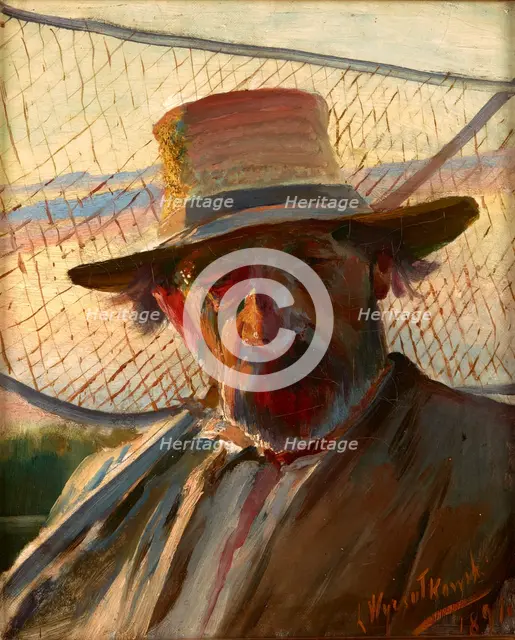 Fisherman with a Net, 1891. Creator: Leon Wyczolkowski.