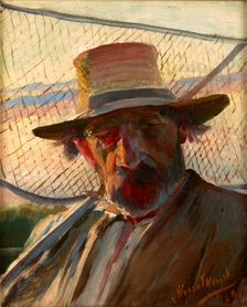Fisherman with a Net, 1891. Creator: Leon Wyczolkowski