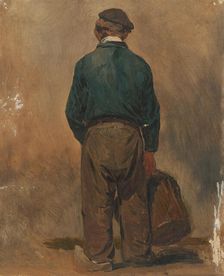 Fisherman with basket, seen from behind, c.1800-c.1900. Creator: Jan Weissenbruch