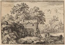Fisherman's Hut, probably c. 1645/1656. Creator: Allart van Everdingen