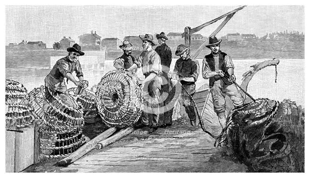 Fisherman's Jetty, 1886. Artist: Unknown