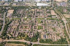Fishermead housing estate, Milton Keynes, 2018. Creator: Damian Grady