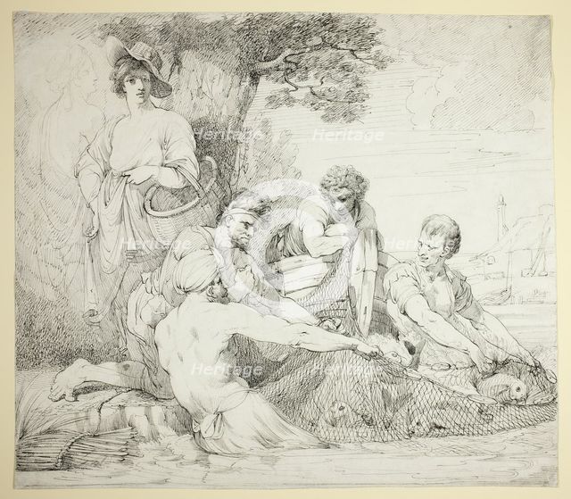 Fishermen, 1774. Creator: John Hamilton Mortimer.