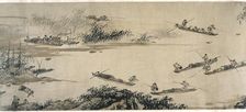 Fishermen on an Autumn River, Ming dynasty, 15th century. Creator: Dai Jin