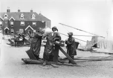 Fishermen at Deal, Kent, 1890-1910. Artist: W & Co