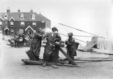 Fishermen at Deal, Kent, 1890-1910. Artist: W & Co
