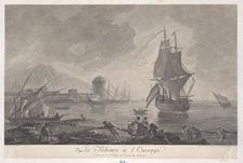 Fishermen at Work, ca. 1763-1800. Creator: J Daulle & Veuve