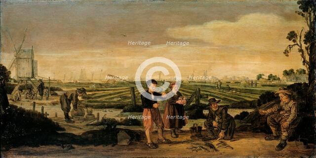Fishermen and Farmers, c.1625-c.1630. Creator: Arent Arentsz.