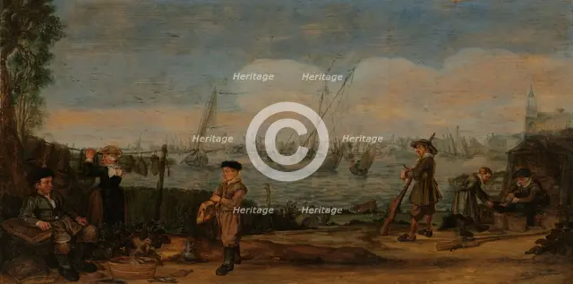 Fishermen and Hunters, c.1625-c.1630. Creator: Arent Arentsz.