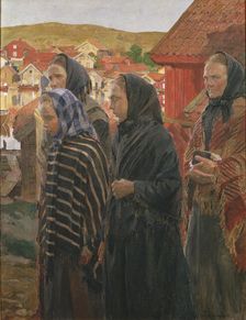 Fishermen's Wives Returning from Church, 1899