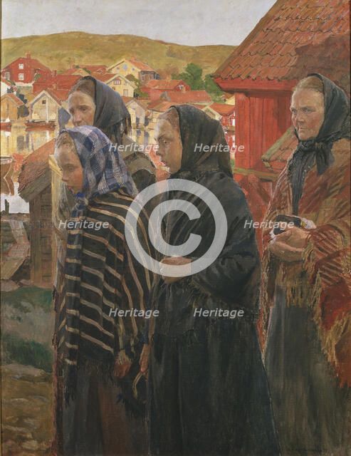 Fishermen's Wives Returning from Church, 1899.