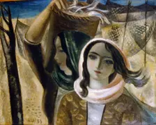 Fisherwomen 1933. Artist: Aleksandr Shevchenko
