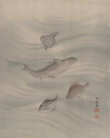 Fishes, ca. 1890-92. Creator: Seki Shuko