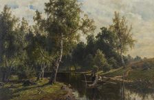 Fishing, 1879. Creator: Johan Edvard Bergh