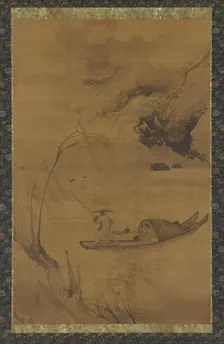 Fishing with Cormorants, Ming dynasty, 16th century. Creator: Unknown