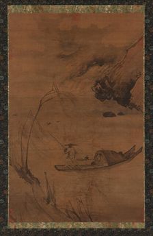Fishing with Cormorants, Ming dynasty, 16th century. Creator: Unknown