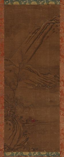 Fishing Alone on the Winter River, Qing dynasty, 18th century. Creator: Unknown