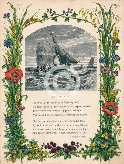 'Fishing at Sea' by Walter Scott, c1900. Artist: Unknown.