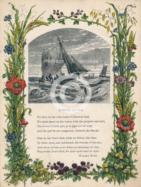 'Fishing at Sea' by Walter Scott, c1900. Artist: Unknown.