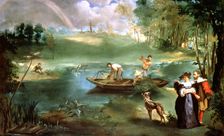 Fishing At St Ouen 1860-1861. Artist: Edouard Manet