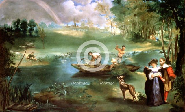 'Fishing At St Ouen', 1860-1861. Artist: Edouard Manet