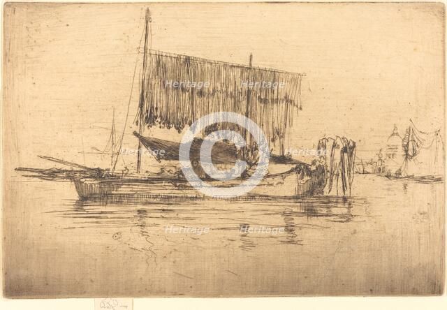 Fishing-Boat, 1880. Creator: James Abbott McNeill Whistler.