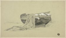 Fishing Boat on Shore, c.1878. Creator: J. K. Rutter