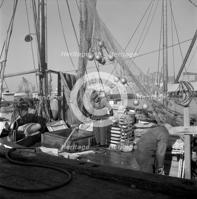 Fishing boat, Gothenburg, Sweden, 1960. Creator: Torkel Lindeberg.