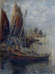 Fishing Boats, 1915. Creator: Mason Hunter