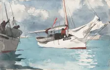 Fishing Boats, Key West, 1903. Creator: Winslow Homer