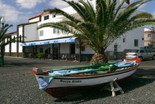 Fishing Boats, La Lajita, Fuerteventura, Canary Islands. Creator: Peter Thompson